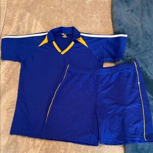 Blue and Yellow Sports Set
